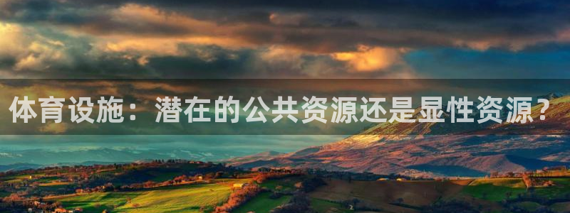 意昂体育4软件：体育设施：潜在的公共资源还是显性资源