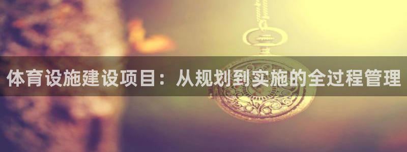 注册意昂4：体育设施建设项目：从规划到实施的全过程管