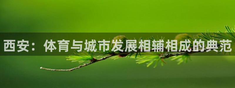 意昂4集团：西安：体育与城市发展相辅相成的典范